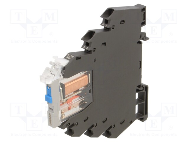 Relay: interface; SPDT; Ucoil: 24VDC; Ucoil: 24VAC; 6A; 6A/250VAC