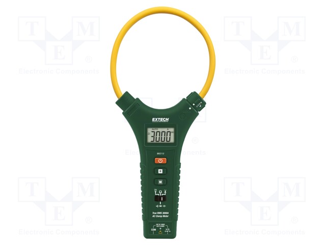 AC digital clamp meter; LCD (6000); Sampling: 1x/s; True RMS