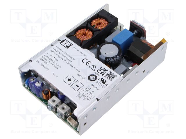 AC/DC Open Frame Power Supply (PSU), ITE & Medical, 1 Output, 250 W, 80V AC to 275V AC