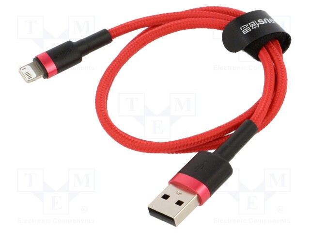 Cable; High Speed,USB 2.0; Apple Lightning plug,USB A plug