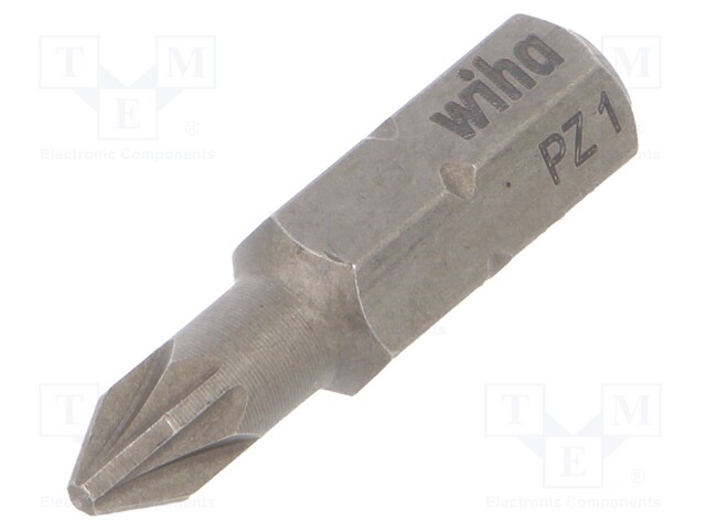 Screwdriver bit; Pozidriv®; PZ1; Overall len: 25mm; 3pcs.