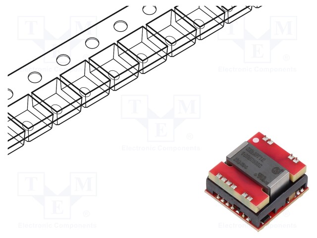 Converter: DC/DC; 3W; Uin: 9÷18V; Uout: 15VDC; Uout2: -10VDC; 100kHz