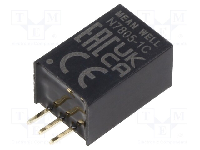 Converter: DC/DC; Uin: 8÷36V; 5/-5VDC; Iout: 0÷1000mA; 4g; 500kHz