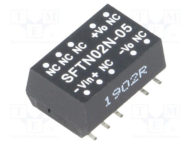 Converter: DC/DC; 2W; Uin: 21.6÷26.4V; 5VDC; Iout: 40÷400mA; SMD