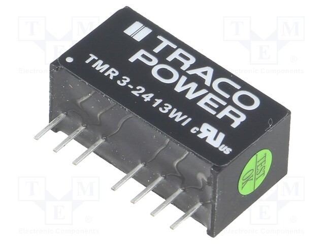 Converter: DC/DC; 3W; Uin: 9÷36V; 15VDC; Iout: 200mA; SIP8; 4.8g