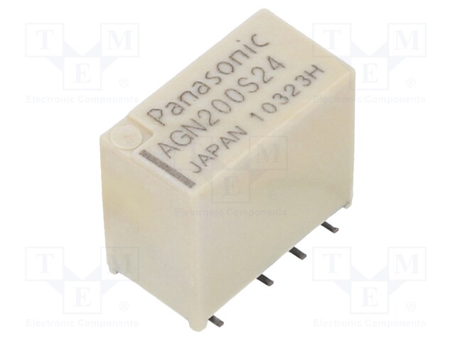 Relay: electromagnetic; DPDT; Ucoil: 24VDC; 0.3A/125VAC; 1A/30VDC