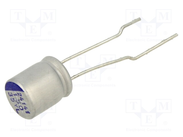 Capacitor: hybrid; THT; Pitch: 3.5mm; -55÷125°C; ±20%; 150uF; 35VDC