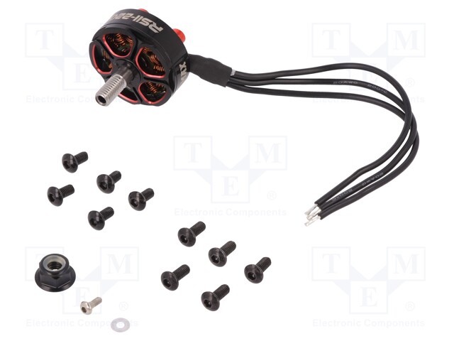 Motor: BLDC; 27g; 14.8÷22.2VDC; Series: RS; KV (V): 2300; 27.2mm