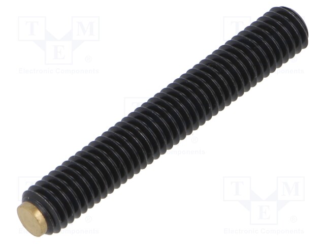 Mount.elem: clamping bolt; Plating: black finish,oxidized; brass