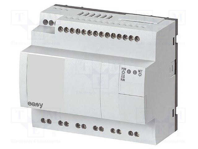 Programmable relay; OUT1: 24VDC/0,5A; IN: 12; Anal.in: 4; OUT: 8