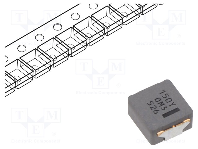 Inductor: wire; SMD; 15uH; 12A; 35.6mΩ; ±20%; 10.7x10x5.4mm