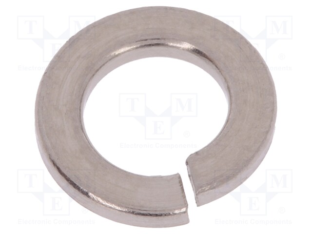 Washer; spring; M4; D=7.6mm; h=0.9mm; A2 stainless steel; DIN: 127B