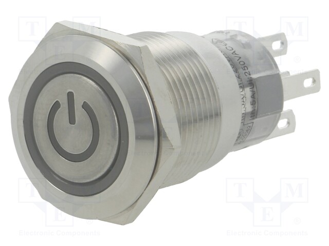 Switch: vandal resistant; Pos: 2; SPDT; 0.5A/220VAC; 1A/24VDC; IP67