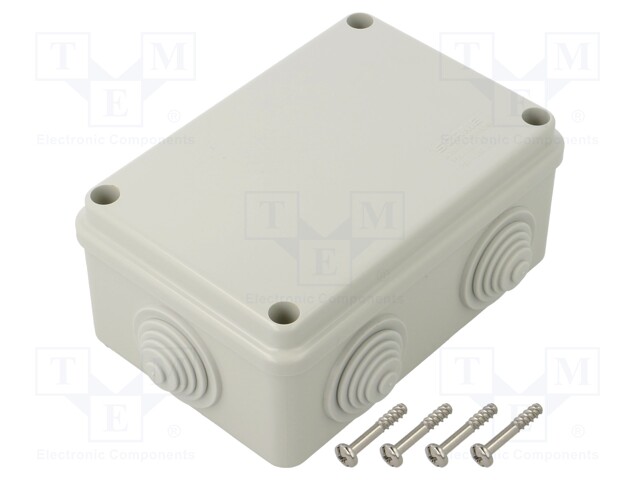 Enclosure: junction box; X: 88mm; Y: 128mm; Z: 58mm; wall mount; IP55