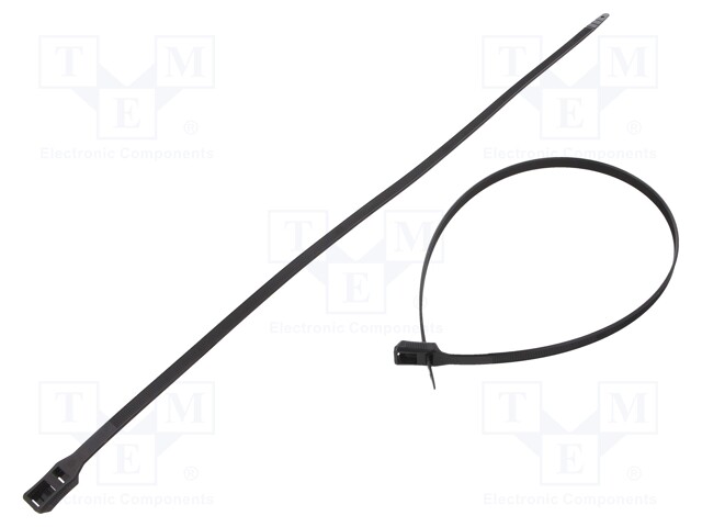 Cable tie; L: 525mm; W: 8.9mm; polyamide; 710N; black; Ømax: 150mm