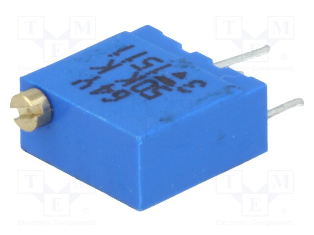 Potentiometer: mounting; multiturn; 50kΩ; 500mW; THT; ±10%; linear