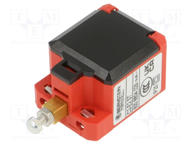 Limit switch; NO x2; 10A; max.240VAC; rectangle 8,5x3,5mm; IP20