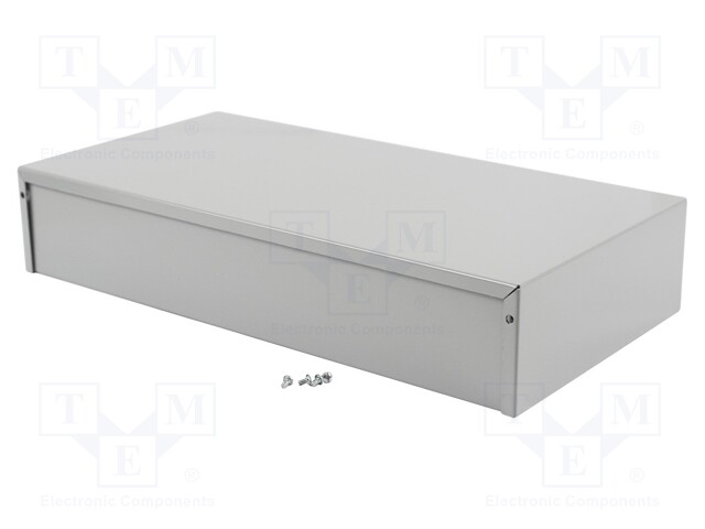 Enclosure: multipurpose; X: 203mm; Y: 406mm; Z: 76mm; 1411; aluminium