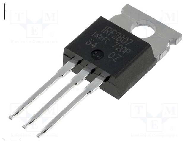Transistor: N-MOSFET; unipolar; 75V; 82A; 200W; TO220AB