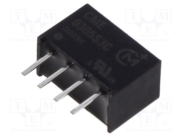 Isolated Board Mount DC/DC Converter, ITE, 1 Output, 750 mW, 5 V, 150 mA