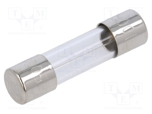 Fuse: fuse; medium time-lag; 1A; 250VAC; cylindrical,glass; 5x20mm