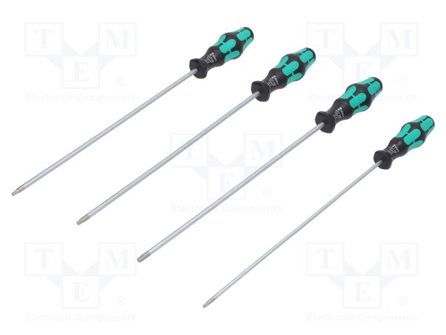 Screwdrivers; Pcs: 4; with holding function; Bit: Torx®