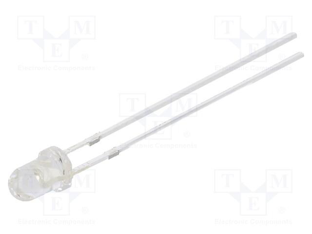 LED; UV; 30°; 20mA; P: 114mW; 390-400nm; THT; 3÷3.8VDC