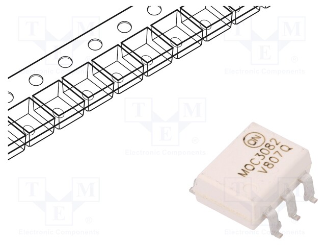 Optotriac; 5.3kV; zero voltage crossing driver; Gull wing 6