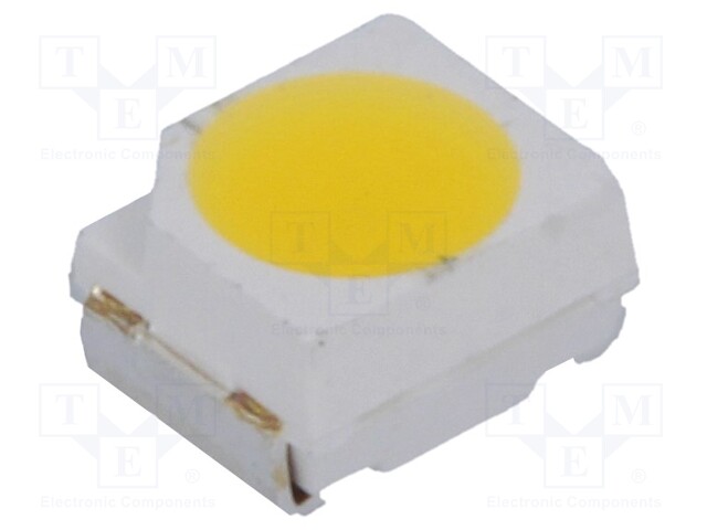 LED; SMD; 3528,PLCC2; white warm; 750÷1250mcd; 120°; 20mA; 2.9÷3.6V