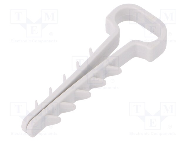 Holder; grey; Application: for flat cable; 100pcs; Man.series: UWP