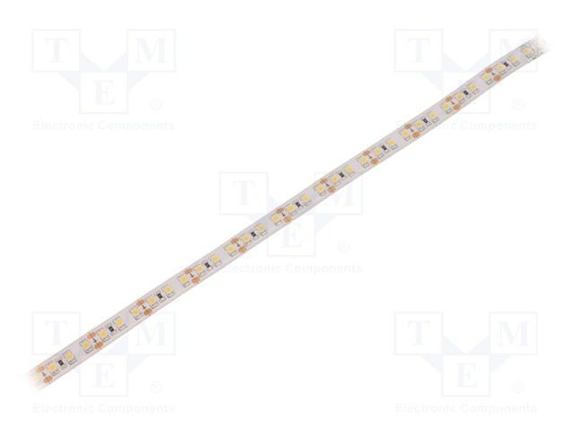 LED tape; white warm; LED/m: 120; SMD; 3528; 12V; 10mm; in gel; IP65