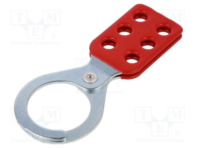 Lock off hasp; possibility to put 6 padlocks; L: 128.8mm