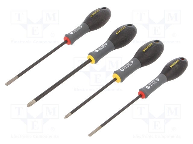 Kit: screwdrivers; Pcs: 4; Phillips,slot; Series: FATMAX®