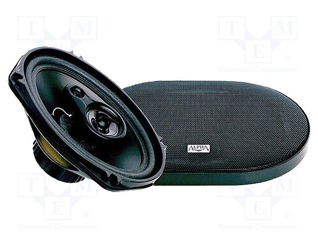 Car loudspeakers set; three-way; 6"x9"; 120W; 65÷18000Hz; 4Ω