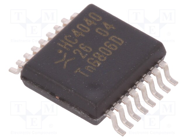 IC: digital; 12bit,binary counter; IN: 1; Series: HC; SMD; SSOP16