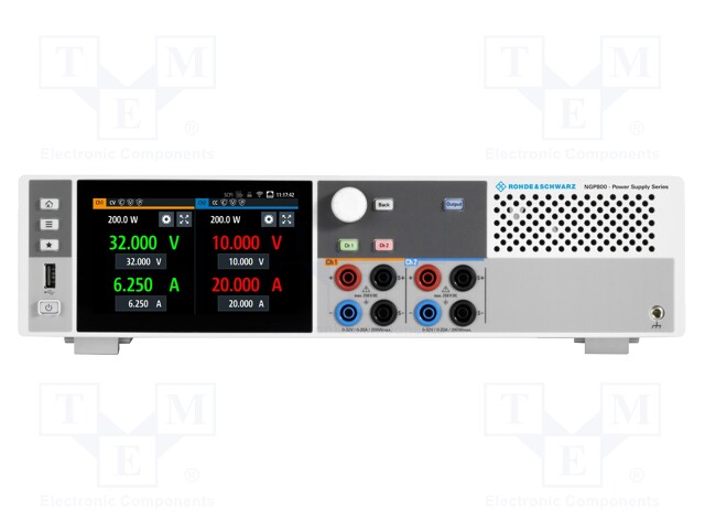 Bench Power Supply, Adjustable, 2 Output, 0 V, 32 V, 0 A, 20 A