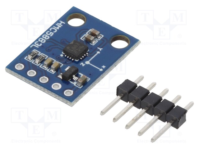 Sensor: position; 3÷5VDC; I2C; HMC5883L; Engineering PN: GY-273