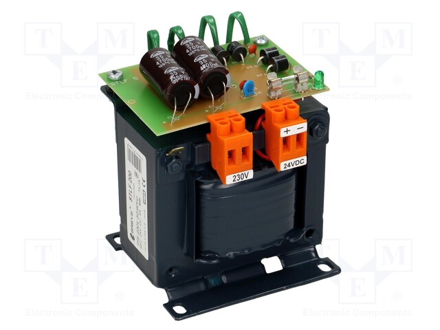 Power supply: transformer type; non-stabilised; 120W; 24VDC; 4A