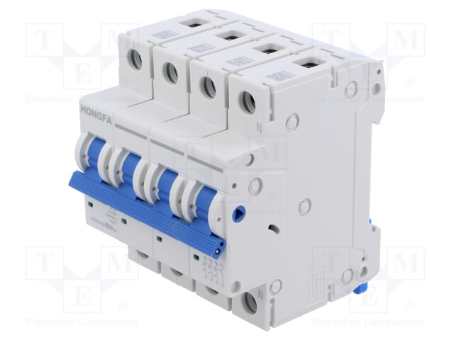 Circuit breaker; 230/400VAC; Inom: 20A; Poles: 3+N; Charact: B; 6kA