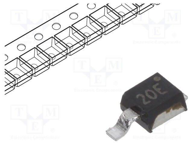 Diode: Schottky rectifying; SMD; 20V; 1A; Ufmax: 0.455V; DO216AA