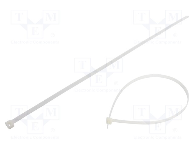 Cable tie; L: 550mm; W: 9mm; polyamide; 778N; natural; Ømax: 155mm