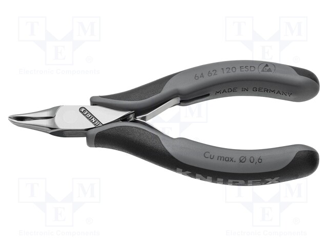 Pliers; end,cutting; ESD; two-component handle grips