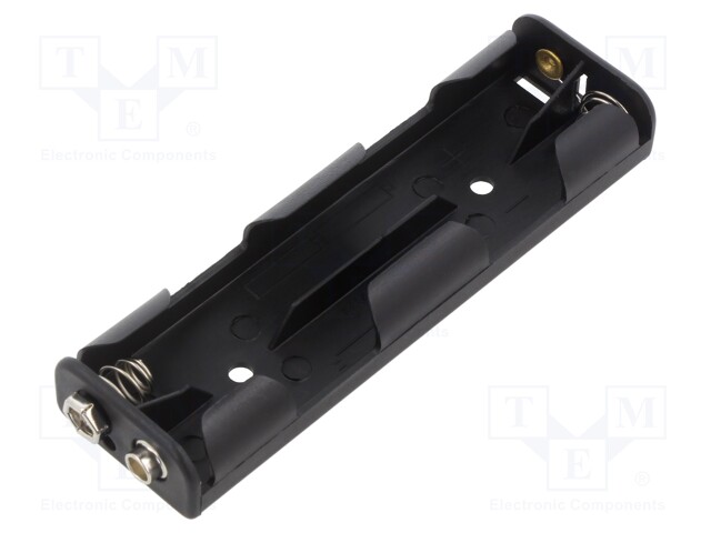 Holder; AA,R6; Batt.no: 4; 6F22 type; black