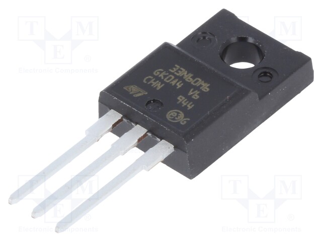 Transistor: N-MOSFET; 600V; 15.8A; Idm: 78A; 35W; TO220FP