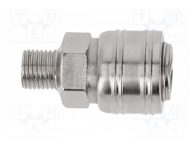 Quick connection coupling; Ext.thread: G 1/4"