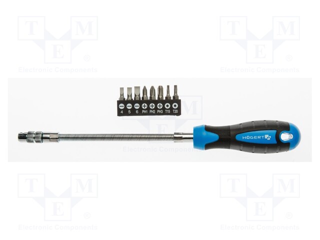 Kit: screwdriver; Kit: screwdriver bits,screwdriving grip; 6pcs.