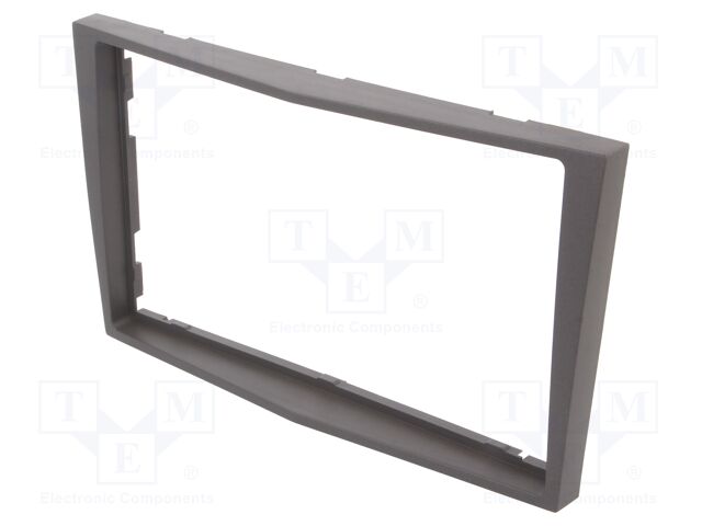 Radio frame; Opel; 2 DIN; dark grey,grey (dark)