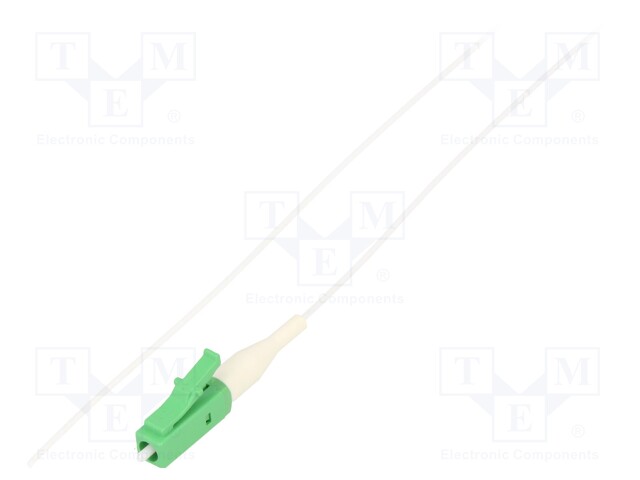 Optic fiber pigtail; LC/APC; 1m; LSZH; Optical fiber: 9/125um
