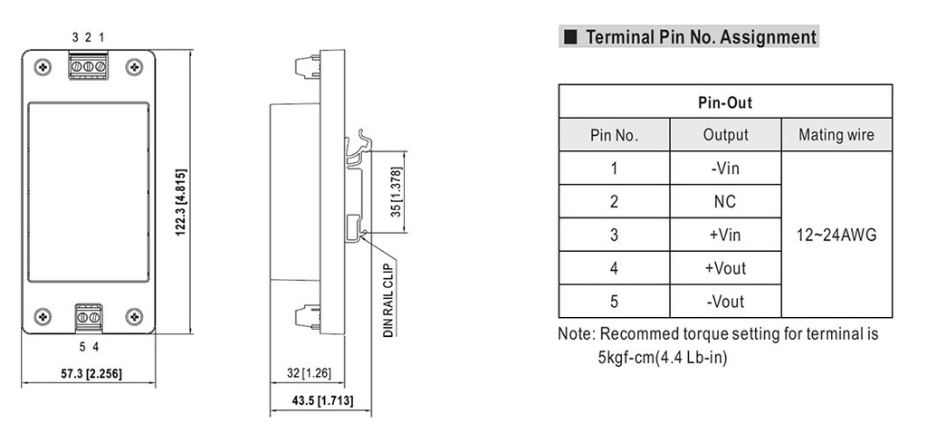 Converter: DC/DC; 15W; Uin: 150÷1500V; Uout: 5VDC; Iout: 2A; 215g