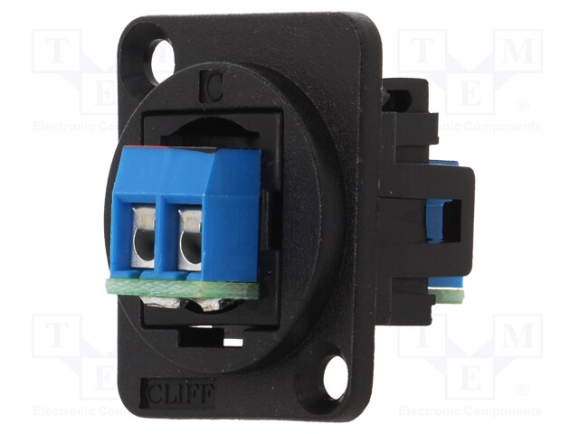 Transition: coupler; FT; screw terminal; 10A; 60V; Mat: plastic